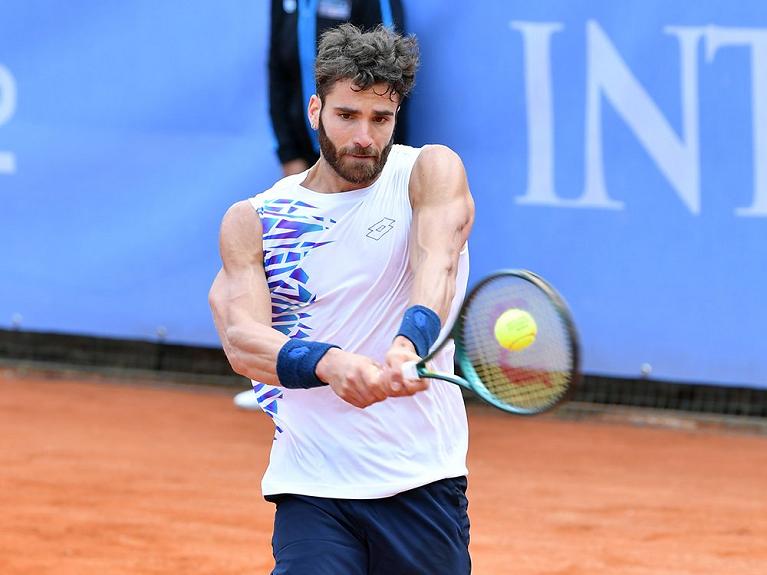 Andrea Pellegrino: è la prima testa di serie delle qualificazioni del Piemonte Open Intesa Sanpaolo (foto Francesco Panunzio)